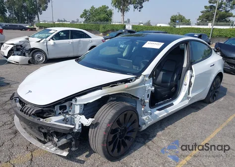 2023 Tesla Model 3 Performance Dual Motor All-Wheel Drive из США, поврежденный, VIN 5YJ3E1EC8PF504525